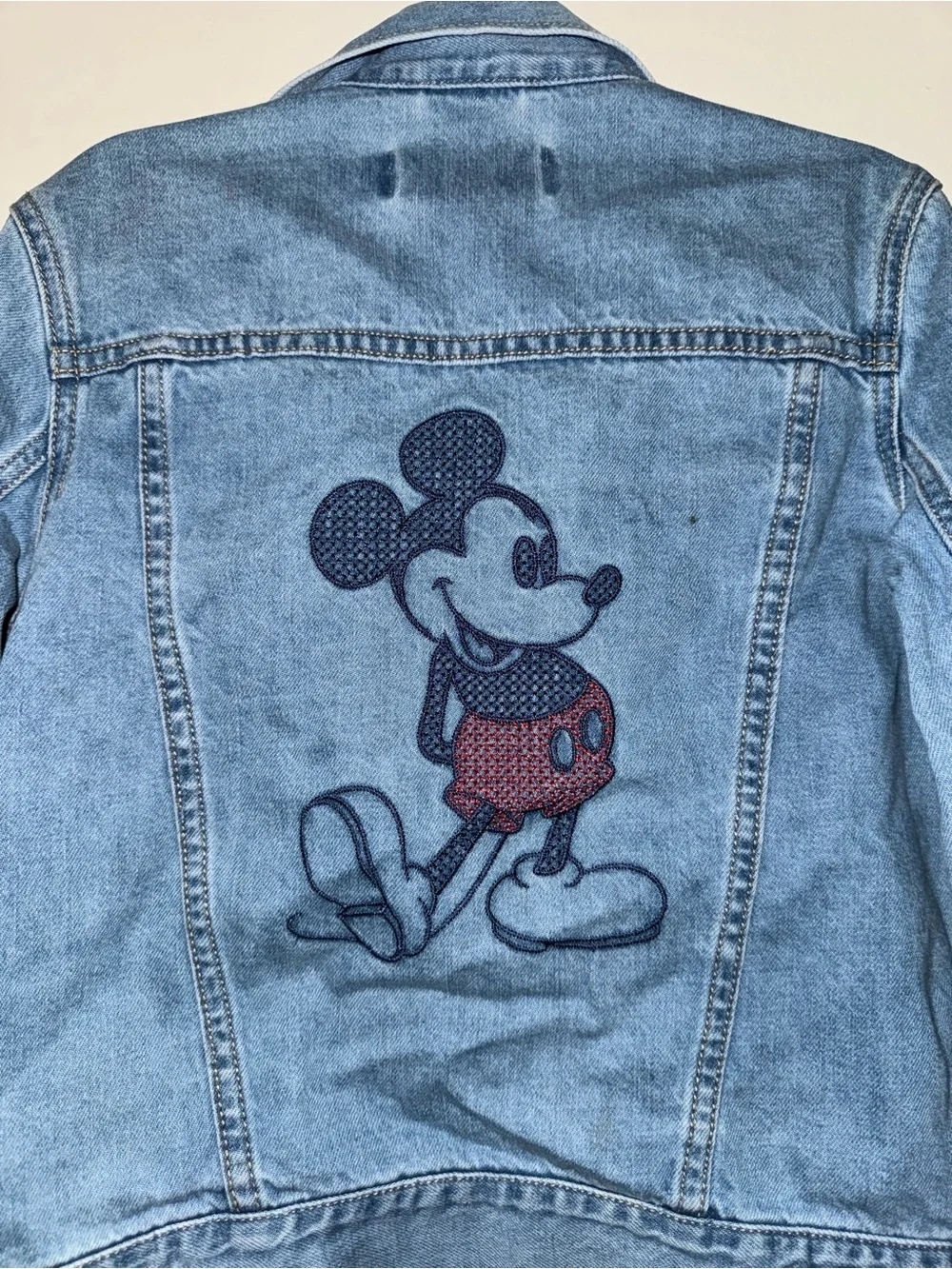 ‼️SALE‼️ GAP Disney Denim Jacket with Mickey Mouse Patch
